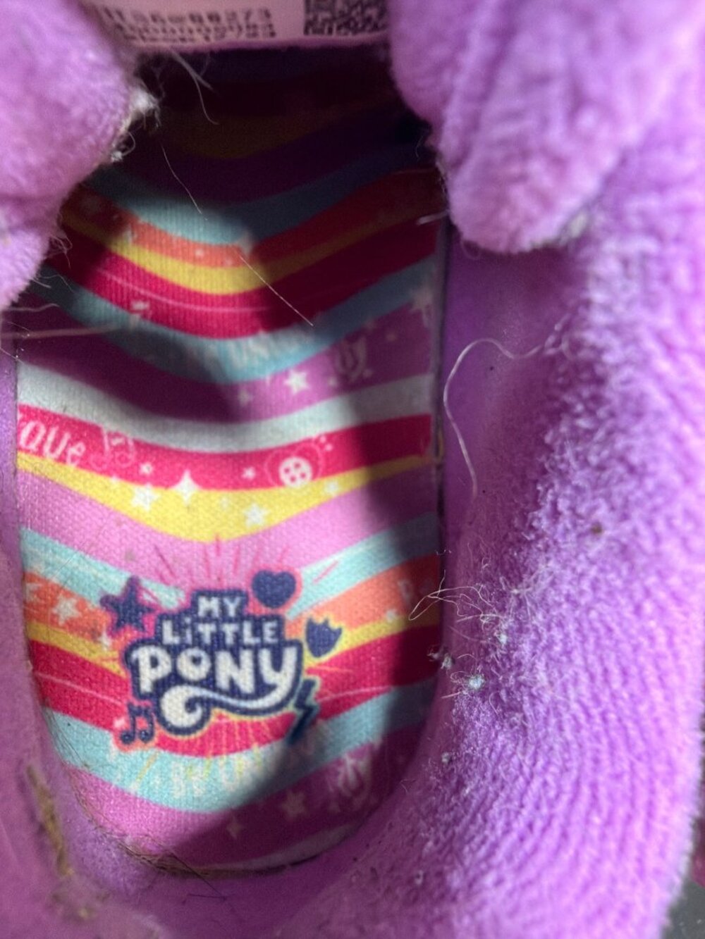 Reebok My Little Pony Pipp Petals Pink Sneakers Toddler Girls Size 7 Shoes Cute! - Picture 7 of 9